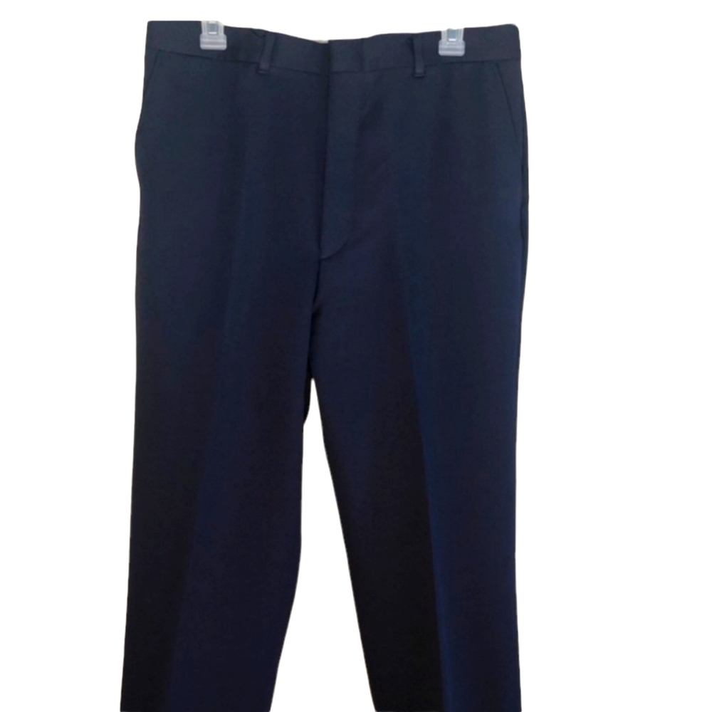 Vintage Sears sportswear navy dress pants 36x31 perma-prest regular fit